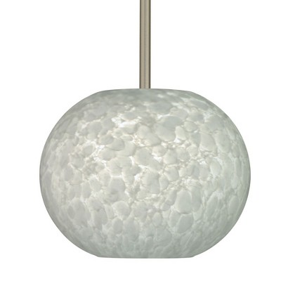 Besa Lighting Luna 1 - Light Pendant in  Satin Nickel