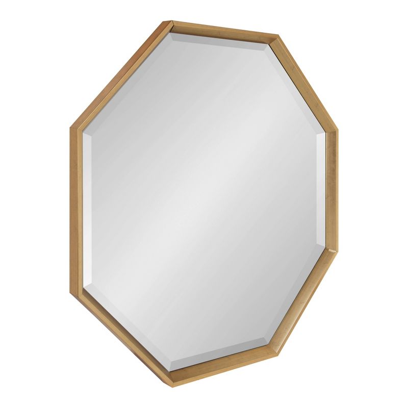 Calder Octagon Wall Mirror Gold - Kate & Laurel All Things Decor, 1 of 6