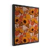 Avenie Sunflower Meadow Neutral Framed Art Canvas - Society6 - 2 of 3