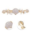Unique Bargains Shell Starfish French Barrette Hair Clips 1 Pc - 3 of 4
