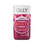 OLLY Ultra Strength Women's Multi + Omega-3 Daily Vitamin Softgels - 60ct