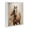 Stupell Industries Horse with Modern Drip Framed Giclee Art - 2 of 4
