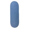 Colonial Mills Port Royale Braided Runner, Blue 2x9, Oval Shape - 2 of 4