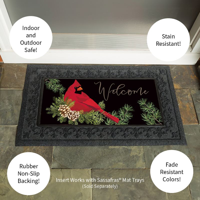 Evergreen Cardinal and Evergreen Sassafras Indoor Outdoor Switch Doormat 1'10"x10" Multicolored, 4 of 5