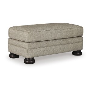 Signature Design by Ashley Casual Kananwood Ottoman Textured Oatmeal - 1 of 3