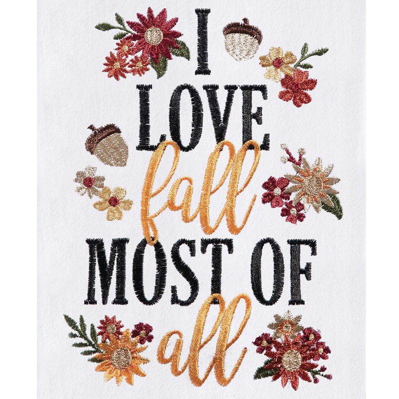 C&F Home I Love Fall Most of All Cotton Flour Sack Kitchen Dishtowel, 4 of 6
