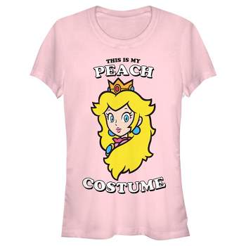 Juniors Womens Nintendo This Is My Peach Costume T-Shirt