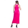 24seven Comfort Apparel Scoop Neck Maxi Dress with Racerback Detail - 3 of 4
