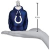 Old World Christmas Blown Glass Ornament for Christmas Tree, Indianapolis Colts Hoodie - 3 of 3