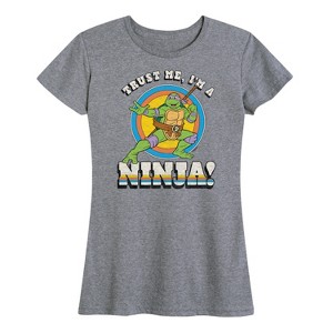 Women's - Teenage Mutant Ninja Turtles - Trust Me, I'm A Ninja Short Sleeve Graphic T-Shirt - 1 of 4