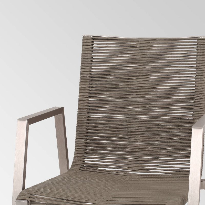 Deloris 2pk Aluminium Dining Chairs - Christopher Knight Home, 4 of 7