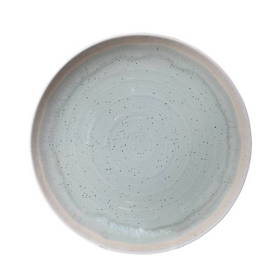 Baum Bros. 16pc Stoneware Hearth Seafoam Dinnerware Set: Solid Round Dishes, Service for 4, Dishwasher-Safe, 2 of 6