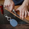 Unique Bargains Home Car Leather Metal Portable Exquisite Design Keychain 2 Pcs - 4 of 4