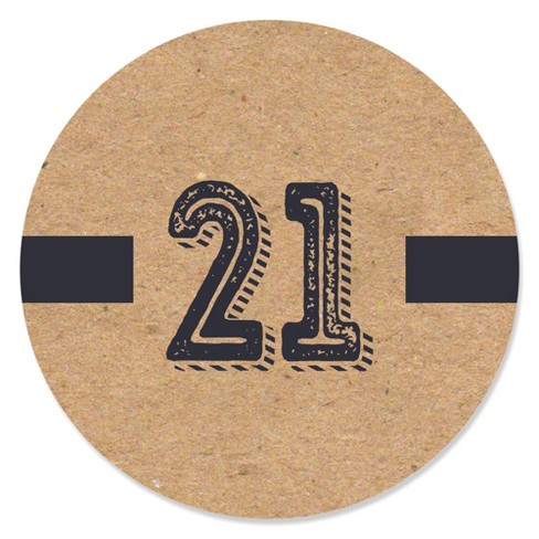 Big Dot Of Happiness Finally 21 Girl - 21st Birthday Party Round Candy  Sticker Favors - Labels Fits Chocolate Candy (1 Sheet Of 108) : Target