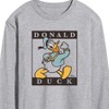 Men's - Disney - Donald Duck Long Sleeve Graphic T-Shirt - 2 of 4