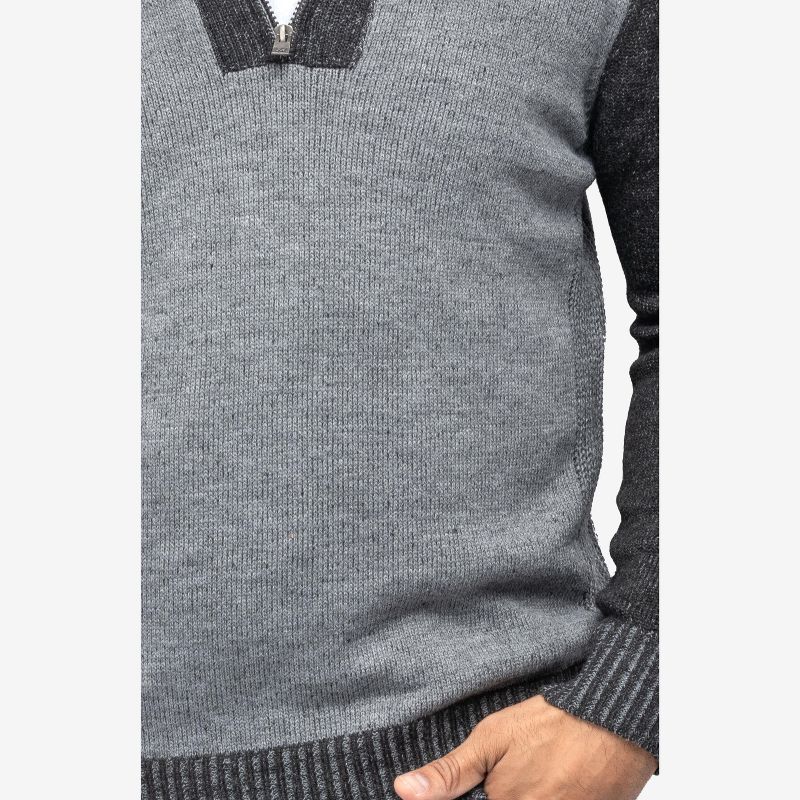 X RAY Men's Quarter-Zip Pullover Sweater, 5 of 8
