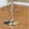 SKRAN Swivel Velvet Bar Stools Set of 2 Adjustable Counter Height Bar Stools With Open Back Chrome Base for KitchenIsland , Pub, Coffee - 4 of 4