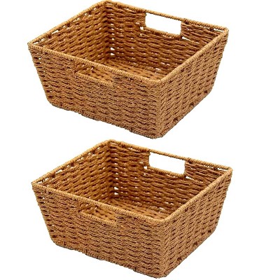 Project store 62 NWT Fabric Storage Baskets Set of 2