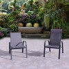 Courtyard Casual Santa Fe Alum Sling Reclining Chair Set of 2 - 2 of 4