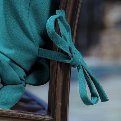 Lake Blue High Back Outdoor Dining Chair Cushion