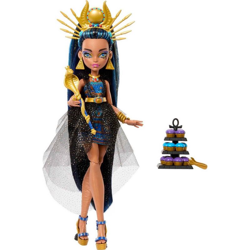 Monster High Cleo De Nile Fashion Doll in Monster Ball Party Dress with Accessories, 4 of 10