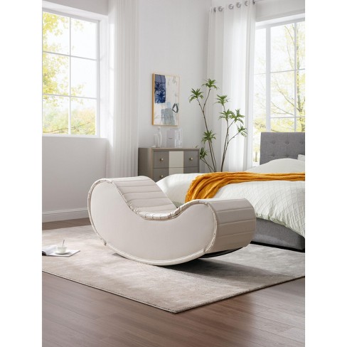 Curved best sale chaise lounge