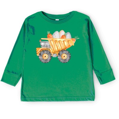 The Juniper Shop Easter Dump Truck Toddler Long Sleeve Tee