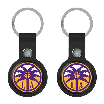 Keyscaper WNBA Insignia Black Airtag Holder 2-Pack