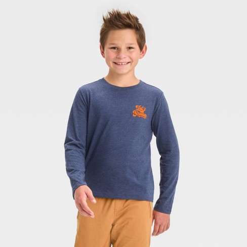 boys long-sleeve graphic logo tee, boys new arrivals