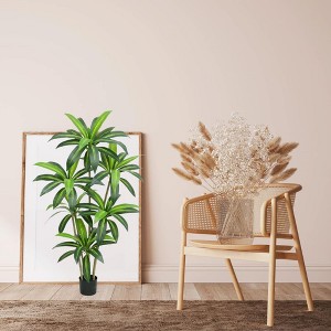 5FT Artificial Tree Plants, Indoor Fake Brazilian Wood Tree,Realistic Decor for Bedroom Bathroom Home Office Entryway Living Room - 1 of 4