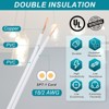 Unique Bargains Tinned Copper Insulated Heat Resistant PVC Covered 300V SPT-1 Round Wire 18AWG - 3 of 4