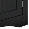 Resenkos Corner cabinet with Doors and Shelves, Free Standing Storage Cabinet for Kitchen, Living Room, Bathroom, - 4 of 4