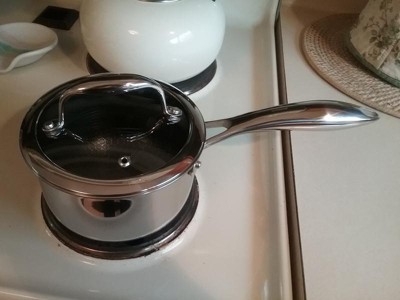Hexclad 5 Quart Saucepan And Tempered Glass Lid : Target