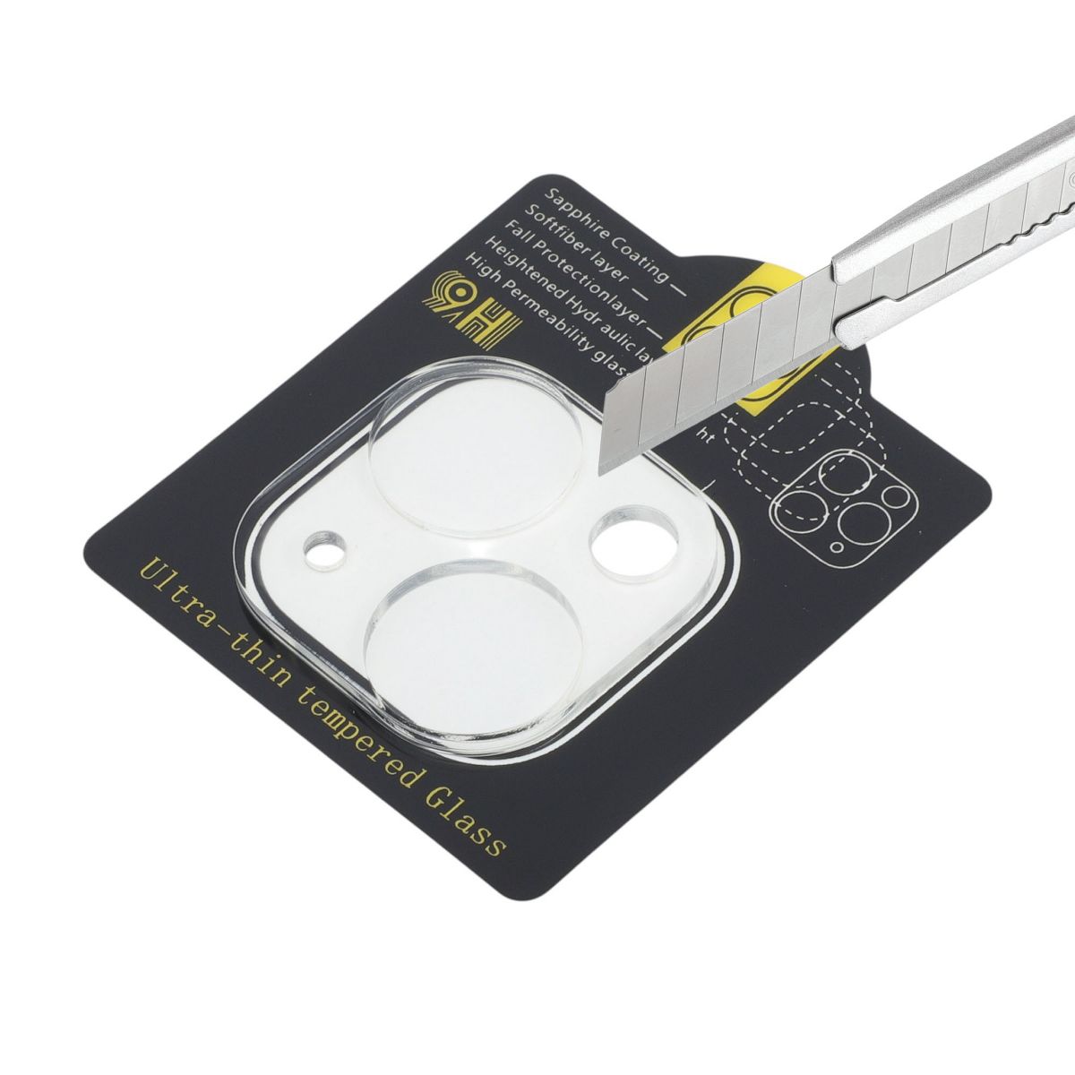 Unique Bargains Camera Protector Glass Clear 1Pc - thumbnail 2