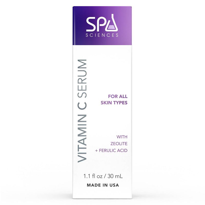 Spa Sciences Vitamin C Serum Brightening Facial Serum - 1 fl oz, 3 of 10