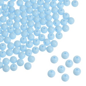 Unique Bargains Loose Craft DIY Earring Necklace Making Acrylic Round Beads 4200 Pcs - 1 of 4