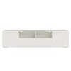 CAVINAS TV Stand with Remote Control Iron Entertainment Center with LED Lights Media Console for Bedroom - 4 of 4