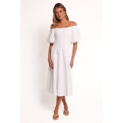 Petal and Pup Jensen Off Shoulder Midi Dress