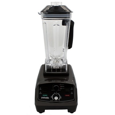 Paladin 1AFS206PE 68 Ounce, 1600 Watt, 2 Horsepower Variable Pulse Speed Commercial Smoothie/Soup/Nut/Ice Blender with 2 Liter Blend Jar, Black