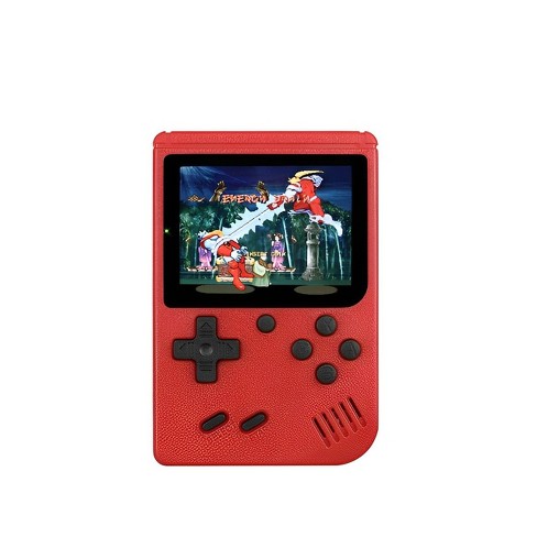 Link Handheld Video Game Console 400 Classic Retro Games Portable Can  Connect To Tv Two Players Rechargeable Battery - Red : Target