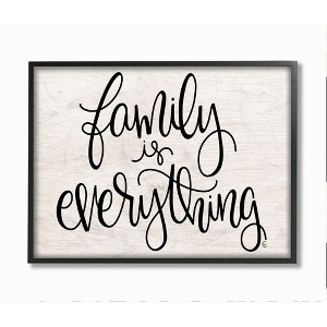 Stupell Industries Family Is Everything Rustic Quote Farm Home Sign - 1 of 4