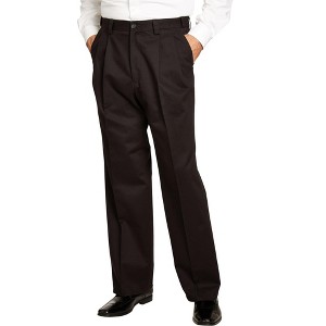 KingSize Men's Big & Tall Relaxed Fit Wrinkle-Free Expandable Waist Pleated Pants - 1 of 4