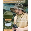 Tirrinia Women’s Neck Flap Bucket Hat with Wide Brim - Lightweight Breathable UPF 50+ Sun Hats, Perfect for Hiking Safari Fishing, Camo Style - 3 of 4