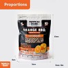 Tropical Spark Wood Pellets  Perfect for BBQ, Smoking, Grilling, Bake, Roast, Braise  Premium 100% All-Natural  Orange Wood  1 lb. Bag - 3 of 4