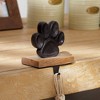 TopComfy Decorative Object Marble and Shiny Polish Woof Stocking Holder Stylish Accent for Holiday Decor, Black, 4.75"*5"*4.5" - 2 of 4
