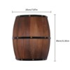 YIYIBYUS Wood Wine Barrel Wall Light, Creative Wall Lamp, LED Wall Lighting Fixture - 4 of 4