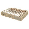 ALEXOUN Wooden Bed Frame with 6 Storage Drawers,Without Headboard Design,Slat Support,No Box Spring Needed,Easy Assembly - 4 of 4