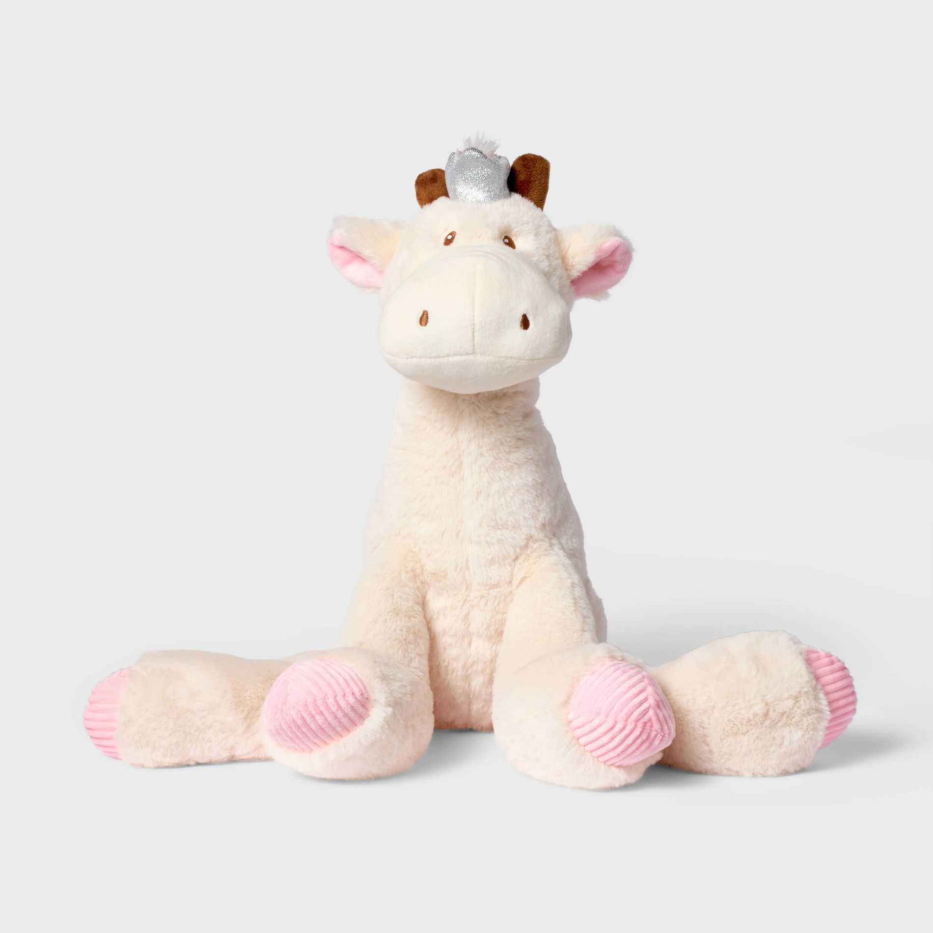 13" Princess Giraffe Stuffed Animal - Gigglescape™