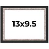 PosterPalooza | Photo Size Simple Silver Picture Frame - UV Acrylic, Foam Board Backing, Hanging Hardware - 2 of 4