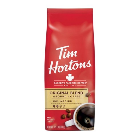 coffee hortons tim medium blend target ground roast original 24oz bag